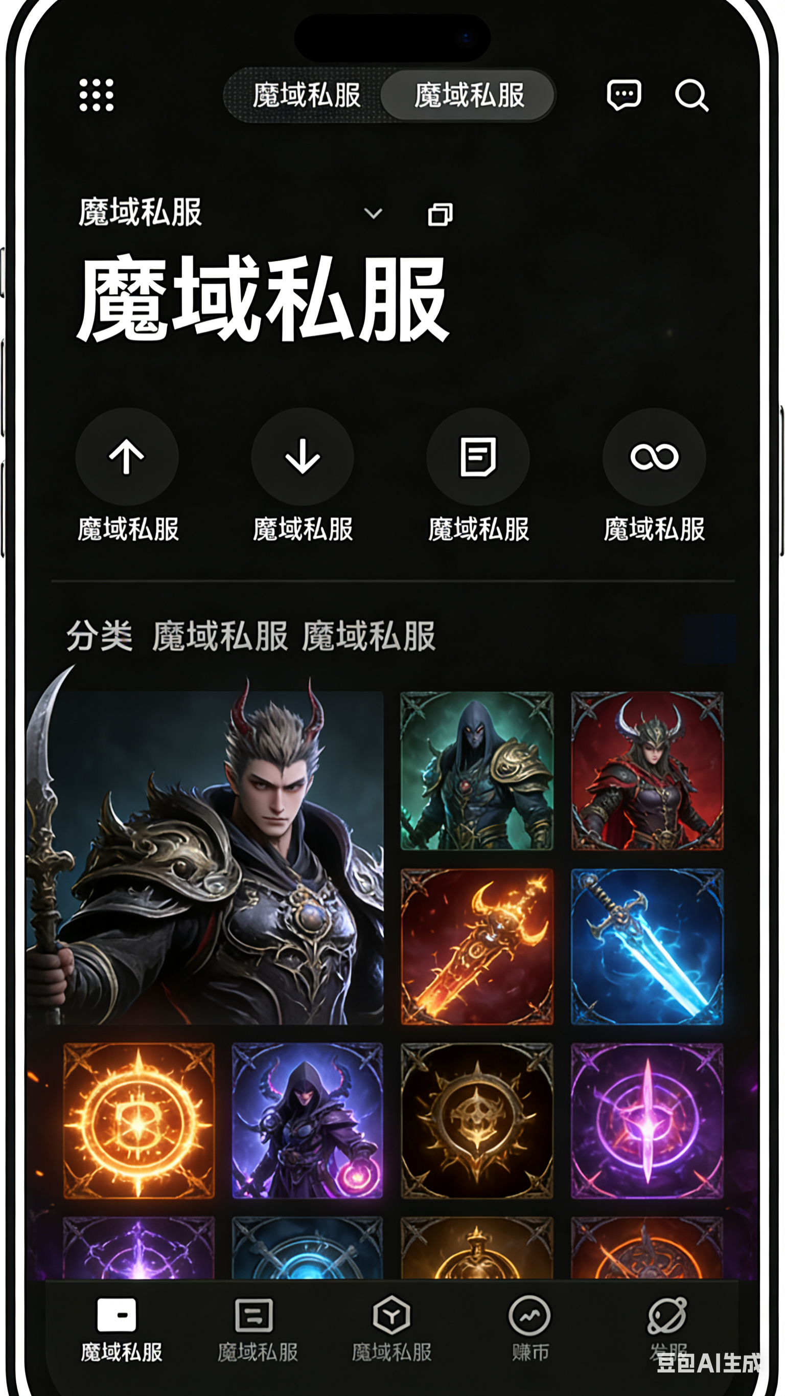 微变魔域副本挑战界面